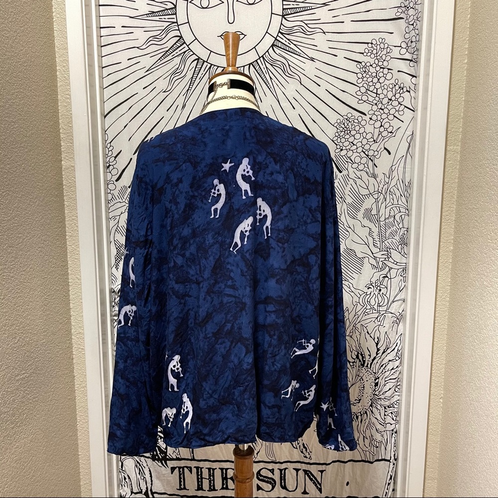 🌈 Amazing Vintage star tie dye cardigan - Picture 9 of 14
